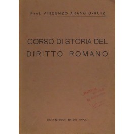 Corso di storia del diritto romano