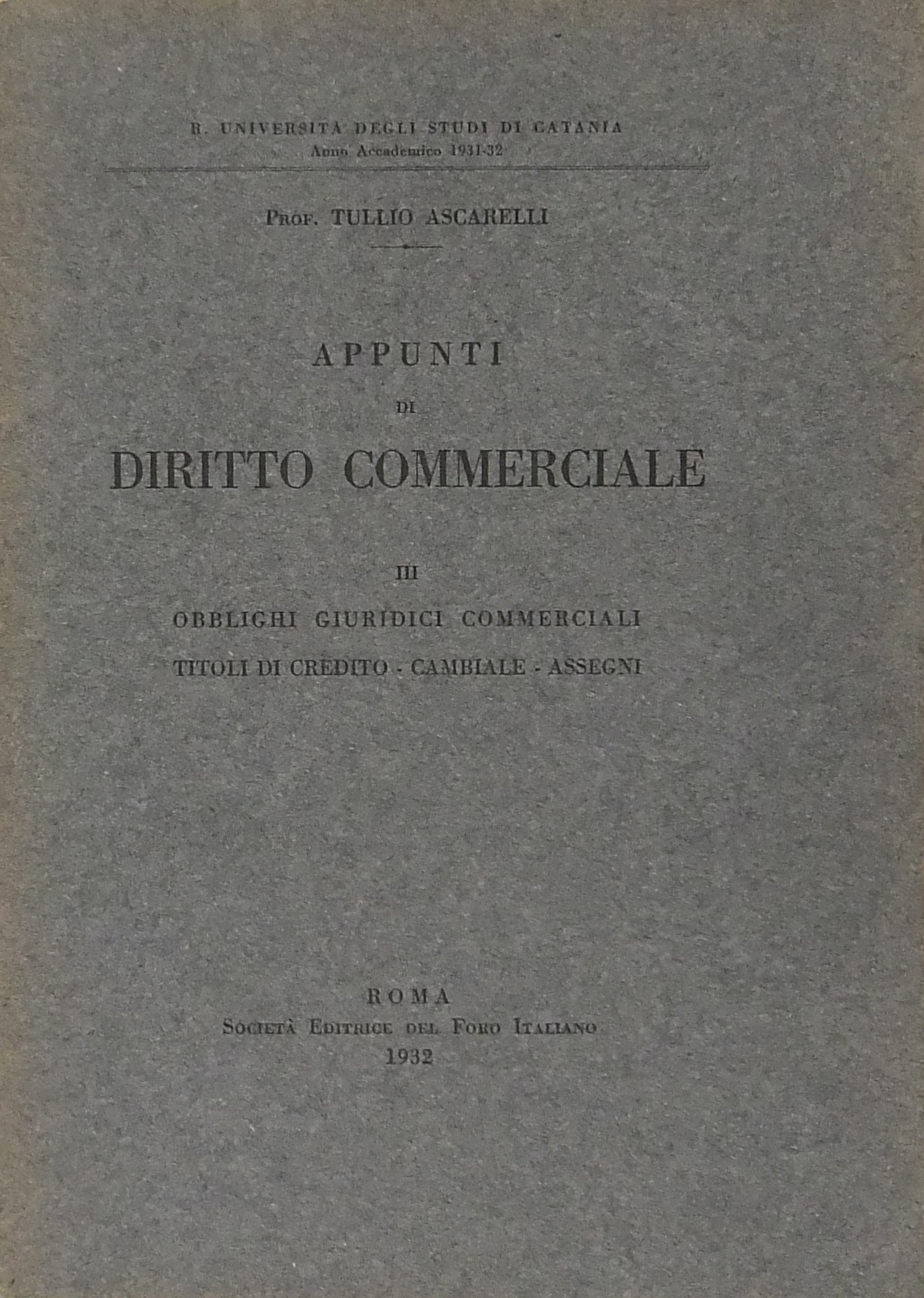 Appunti di diritto commerciale (Italian Edition)