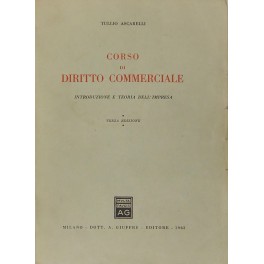Corso di diritto commerciale (1944-1945) - Libreria Antiquaria Giulio Cesare
