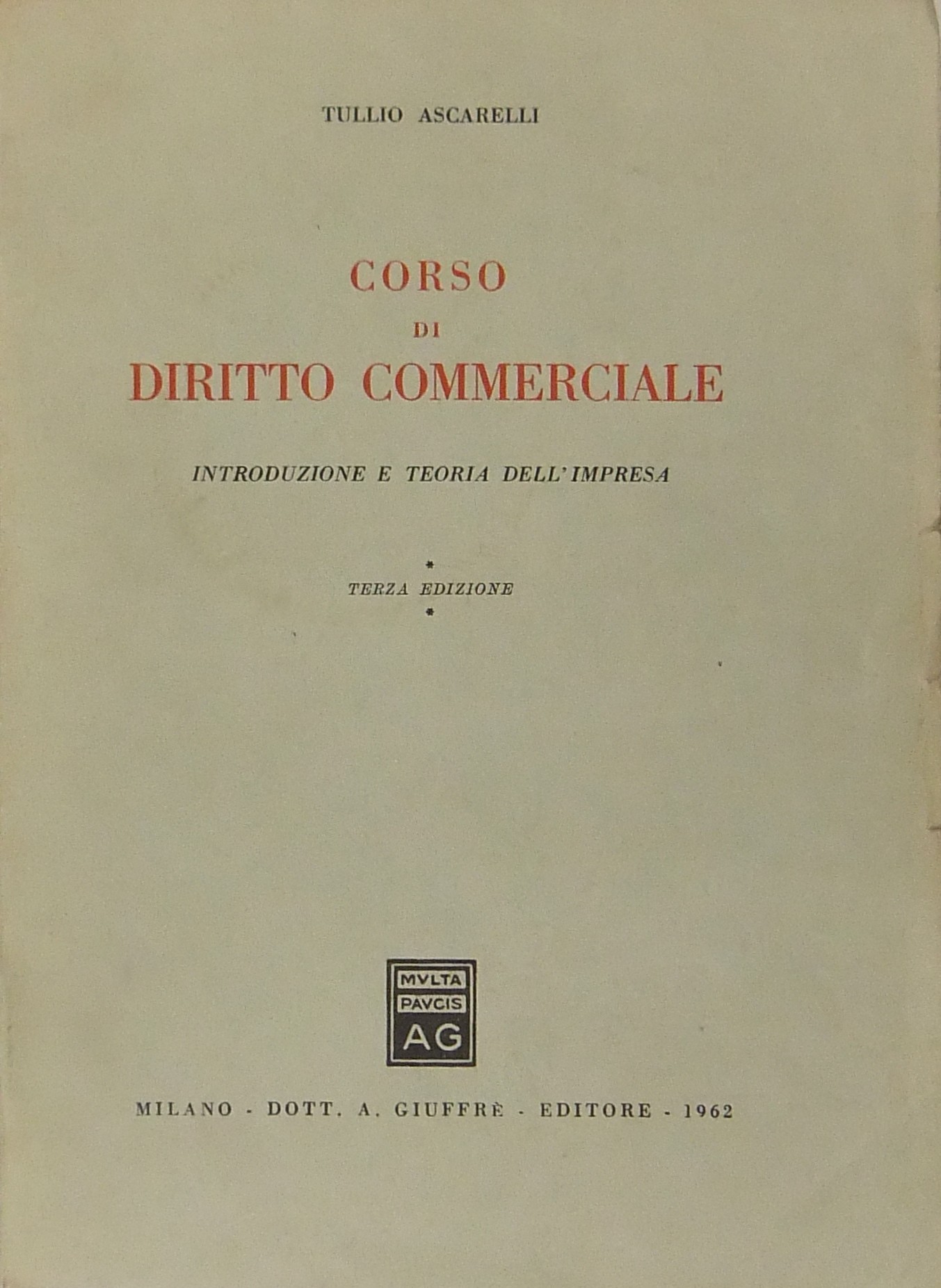 Istituzioni Di Diritto Commerciale (Italian Edition