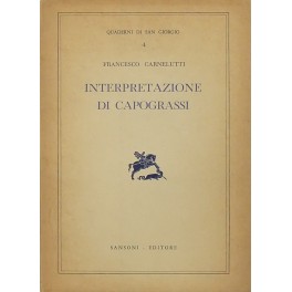 Interpretazione di Capograssi