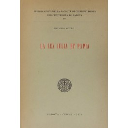 La lex Iulia et Papia