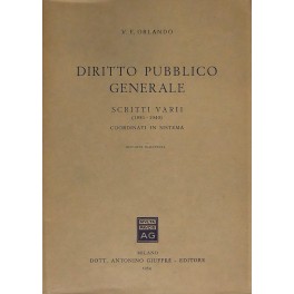 Diritto pubblico generale. Scritti varii