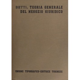 Teoria generale del negozio giuridico