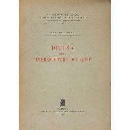 Difesa dell' imprenditore occulto