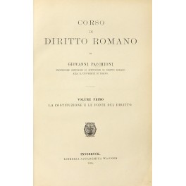 Corso di diritto romano