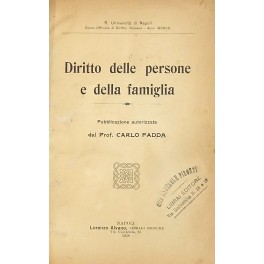 Diritto delle persone e della famiglia