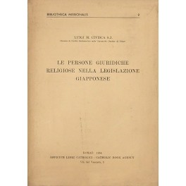 Le persone giuridiche religiose nella legislazione giapponese