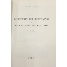 Successioni dei legittimari e successioni dei legittimi