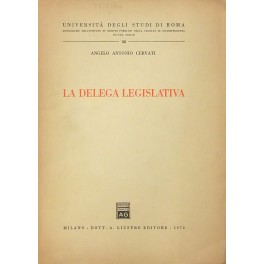 La delega legislativa