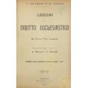 Lezioni di diritto ecclesiastico.. Raccolte per cu