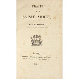 Traite de la saisie - arret