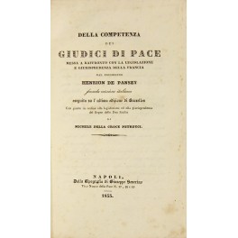 Della competenza dei giudici di pace 