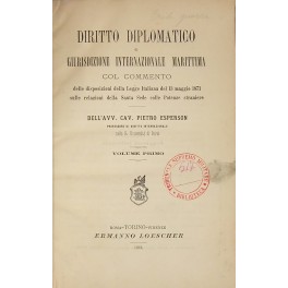 Diritto diplomatico e giurisdizione internazionale marittima