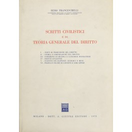 Scritti civilistici e di teoria generale del diritto.