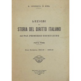 Lezioni di storia del diritto italiano