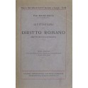 Istituzioni di diritto romano. (Diritto privato Gi