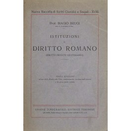 Istituzioni di diritto romano. 