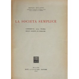 La società semplice. 