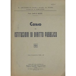 Corso di istituzioni di diritto pubblico