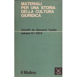 Materiali per una storia della cultura giuridica