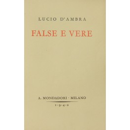 False e vere (prima serie)