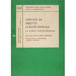 Appunti di diritto costituzionale. 