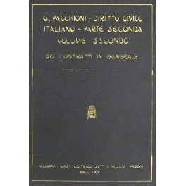 Diritto civile italiano. Parte seconda, Diritto delle obbligazioni. Vol. II - Dei contratti in generale