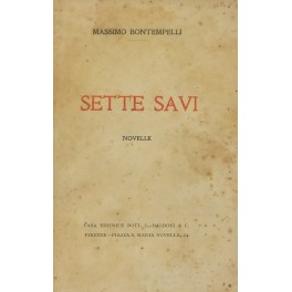 Sette savi. Novelle