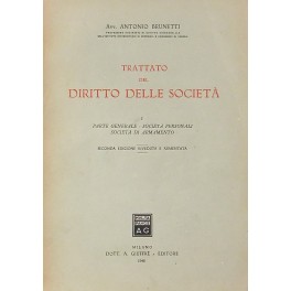 Trattato del diritto delle società