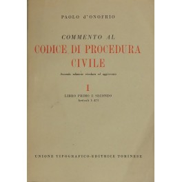 Commento al Codice di procedura civile.