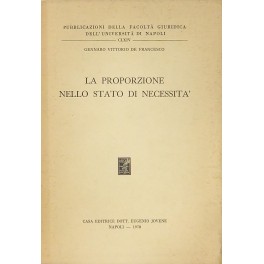 La proporzione nello stato di necessità