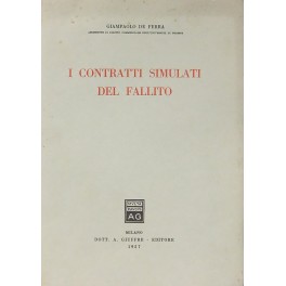 I contratti simulati del fallito