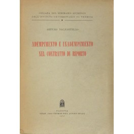 Adempimento e inadempimento nel contratto di riporto