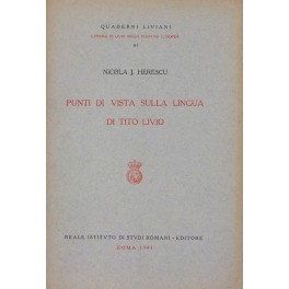 Punti di vista sulla lingua di Tito Livio