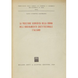La posizione giuridica della donna nell'ordinamento costituzionale italiano
