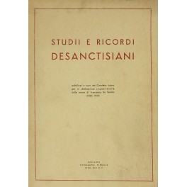 Studii e ricordi desanctisiani