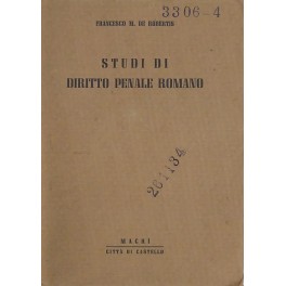 Studi di diritto penale romano