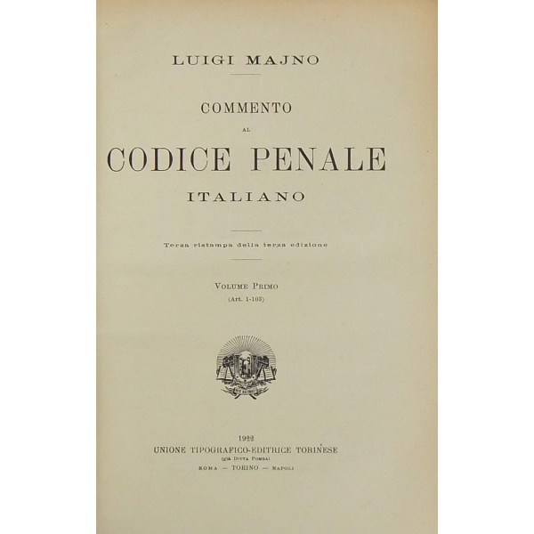  Corso Di Diritto Penale: Col Commento Delle Relative Leggi  Esposto (1901) (Italian Edition): 9781168165350: Nocito, Pietro: Books