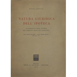 Natura giuridica dell'ipoteca