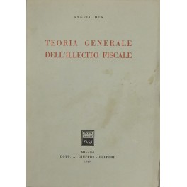 Teoria generale dell'illecito fiscale