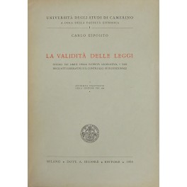 La validità delle leggi