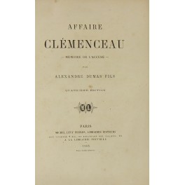 Affaire Clémenceau. Mémoire de l'accusé