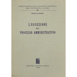 L'eccezione nel processo amministrativo