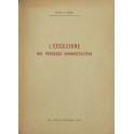 L'eccezione nel processo amministrativo