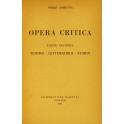 Opera critica. Parte seconda - Teatro Letteratura