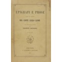 Epigrafi e prose edite ed inedite del conte Carlo