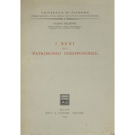 I beni del patrimonio indisponibile