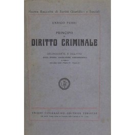 Principii di diritto criminale.