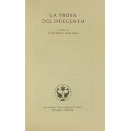 La prosa del duecento